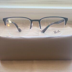 NEW & AUTHENTIC RAY-BAN GLASSES, MODEL RB 6428, SIZE 52-19-145, COLOR  2995  BLK